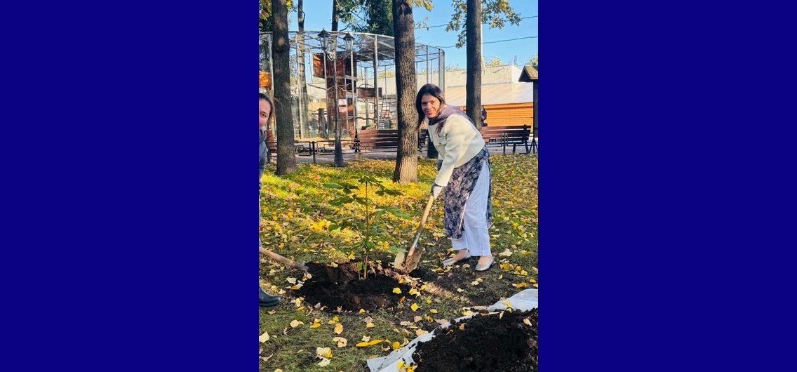 Planting hope, nurturing nature in Sewa Pakhwada 2026 at Leningrad Zoo, Saint Petersburg, led by CGI Saint Petersburg, advancing the spirit of Ek Ped Maa Ke Naam.